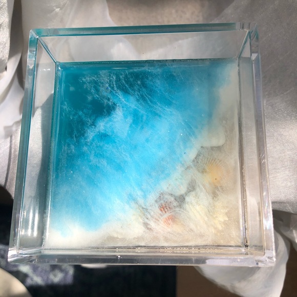 Accessories - Ocean Beach Tray With Real Shells & Sand 🐚🏝